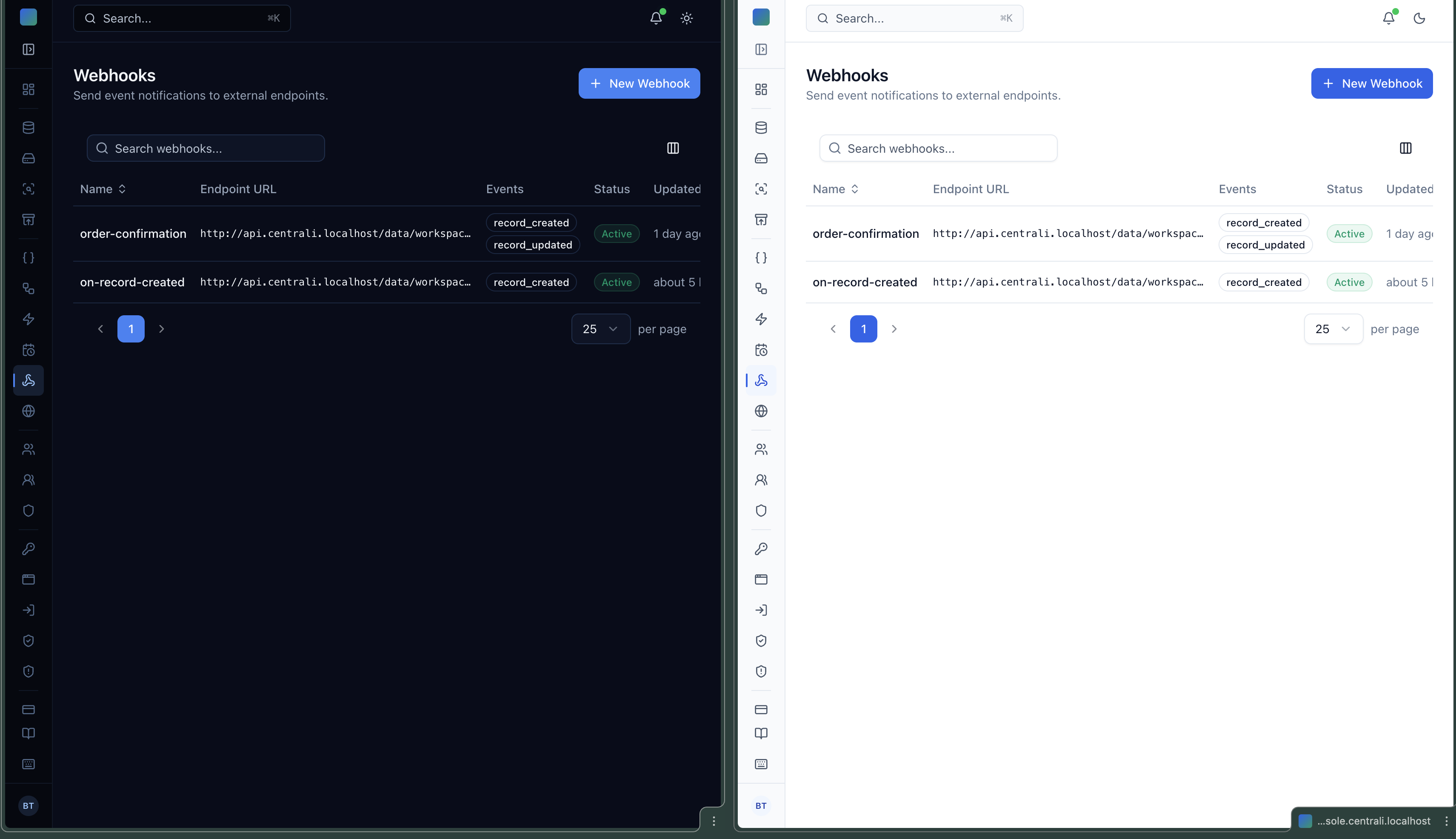 Old vs new console comparison